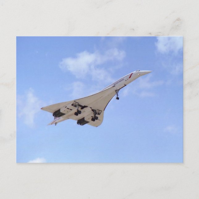 Concorde G-BOAF Postkarte (Vorderseite)