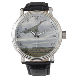 Concorde - Hochgeschwindigkeitslauf - römische Dia Armbanduhr