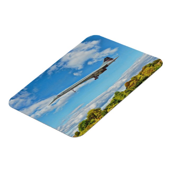 Concorde on Finals - Flexible Magnet (Linke Seite)