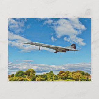 Concorde sur Finals Carte postale