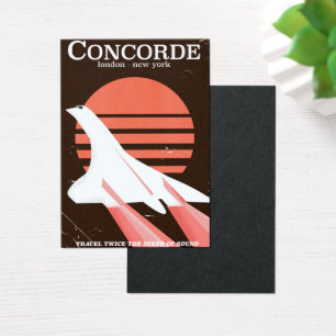 Concorde Vintage-Flugreiseplakat