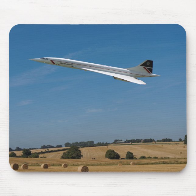 Concorde zur Ernte-Zeit Mousepad (Vorne)