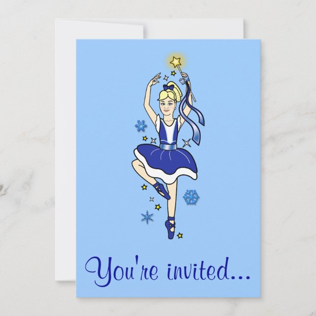 Concours de danse Invitation : Danseuse Snowflake (Devant)