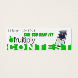 Concours de Fruitiply