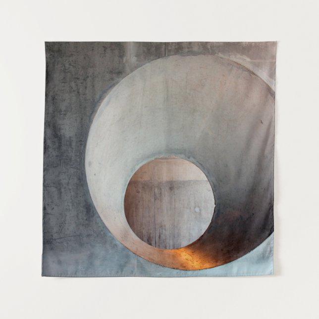 Concrete architecture hole wall wandteppich (Vorderseite)
