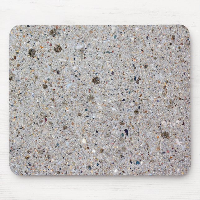 Concrete Cement Realistic Texture Rock Fotografie Mousepad (Vorne)