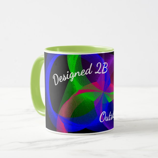 Conçu 2B Mug de café exceptionnel (Devant gauche)