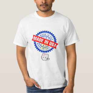 Conçu aux États-Unis et t-shirt design pour les am