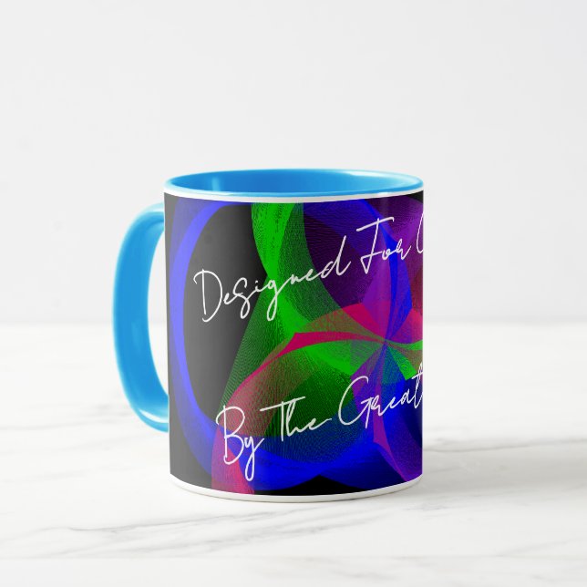 Conçu Pour Une Plus Grande Mug De Café (Devant gauche)