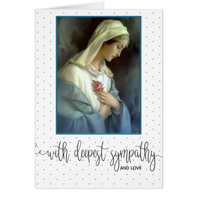 Condoléance rose de sympathie de roses de Vierge (Devant)