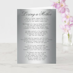 Condoléances   Perdre une carte mère