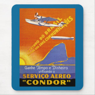 Condor ~ Brasilianischer Luftverkehr Mousepad