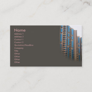 Condos Business Card Visitenkarte