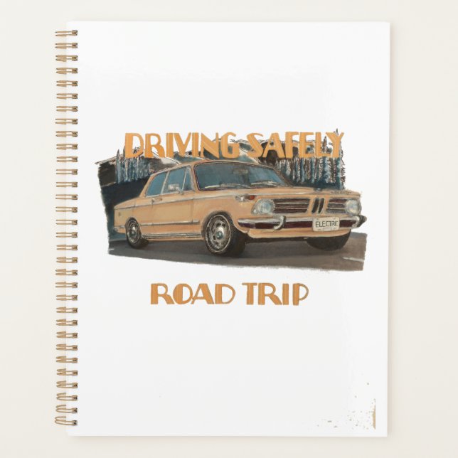 Conduire en toute sécurité Carnet de voyage routie (Devant)