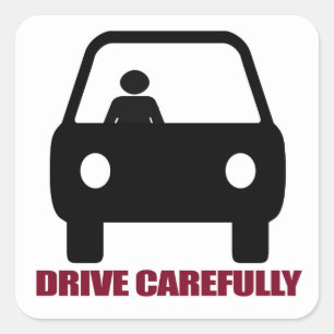 Conduire prudemment les autocollants