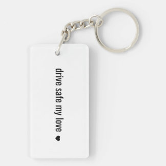 Conduis prudemment mon amour Porte-clés minimalist