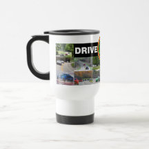 CONDUISEZ le blanc de tasse de voyage de TEMPS
