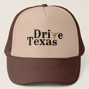 Conduisez le casquette Brown du Texas