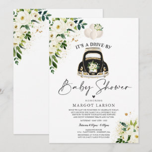 Conduite par Baby shower Invitation Hommes-Femmes 