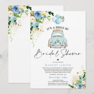 Conduite par une douche nuptiale Invitation Floral
