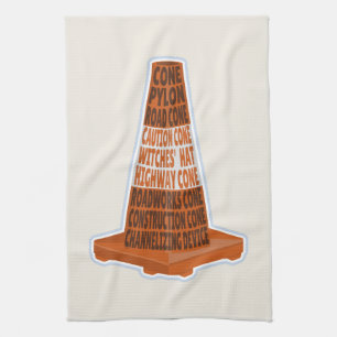 Cone Orange Tarafcone Geschirrtuch