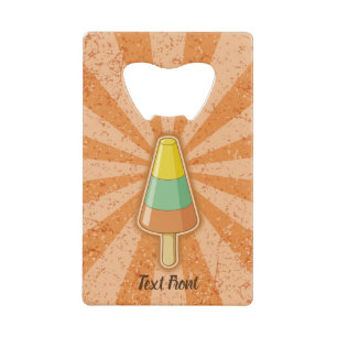 Cone Shaped Sorbet Stick Geldbeutel Flaschenöffner