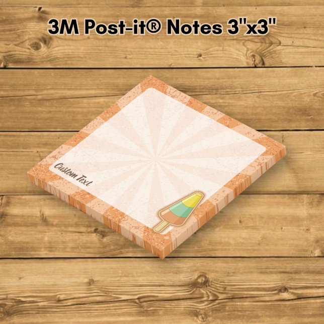 Cone Shaped Sorbet Stick Post-it Klebezettel (Von Creator hochgeladen)