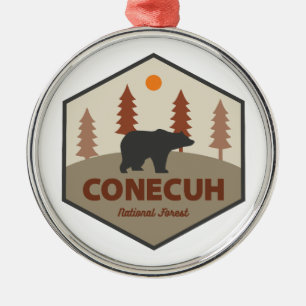 Conecuh National Forest Bär Ornament Aus Metall