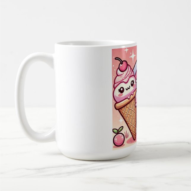 conejito con helado kaffeetasse (Links)
