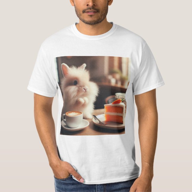 Conejito Dulce Desayuno T-Shirt (Vorderseite)