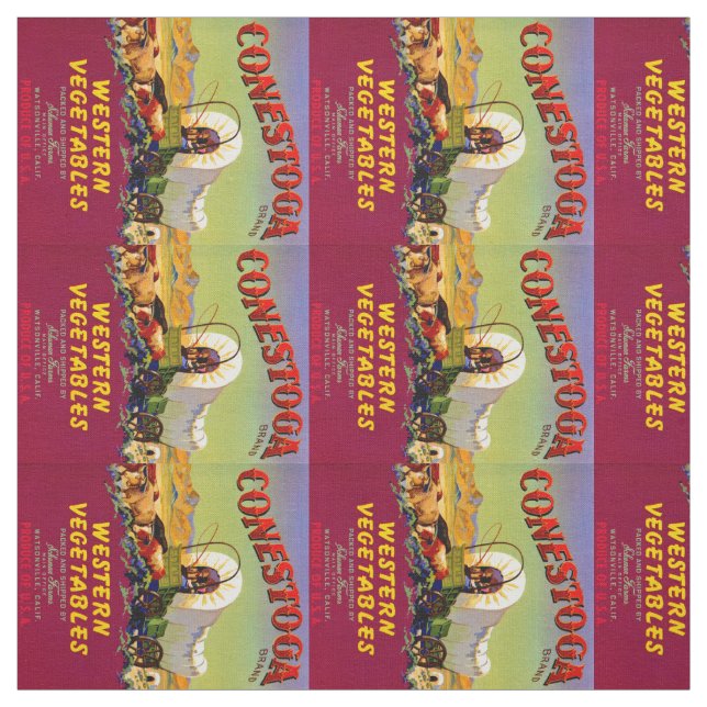 Conestoga Western Gemüse Stoff (Muster)