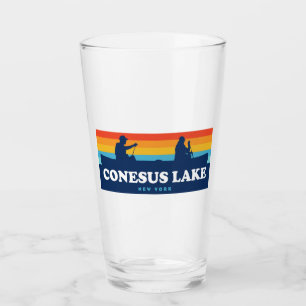 Conesus Lake New York Canoe Glas