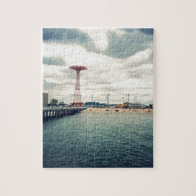 Coney Island Beach Panorama (Vertikal)