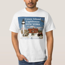 Coney Island Lighthouse, New York T - Shirt