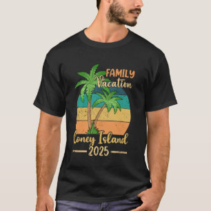 Coney Island New York Familienurlaub 2025 Sommer T-Shirt