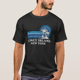 Coney Island New York Familienurlaub Vinta T-Shirt