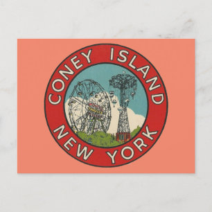 Coney Island, New York Postkarte