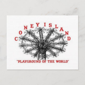 Coney Island New York - Spielplatz der Welt Postkarte