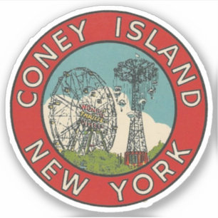 Coney Island, New York - Sticker