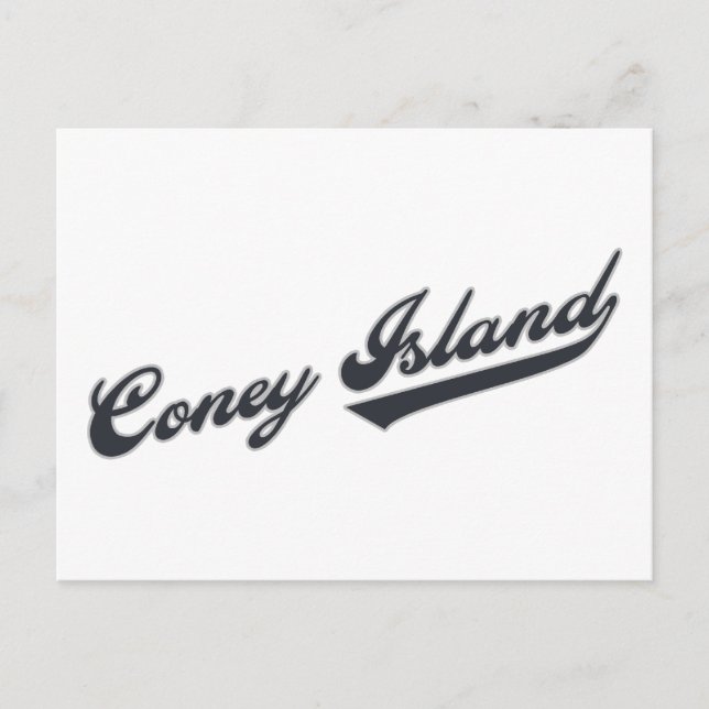 Coney Island Postkarte (Vorderseite)