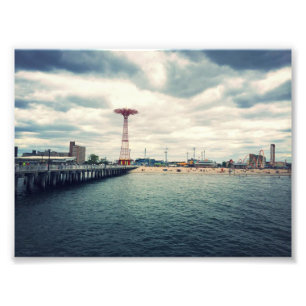 Coney Island-Strand Fotodruck