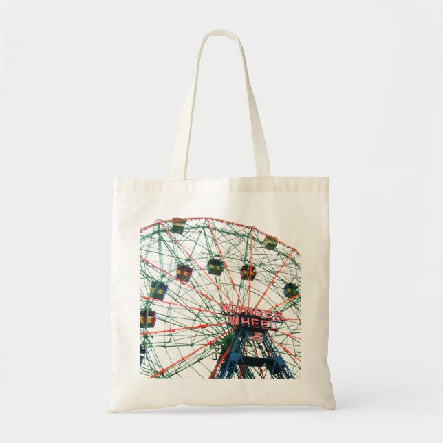 Coney Island Wonder Wheel Brooklyn New York City Tragetasche (Vorne)