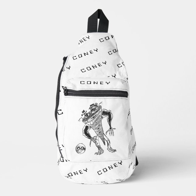 CONEY Robot Kid's Sling Bag (Vorderseite)