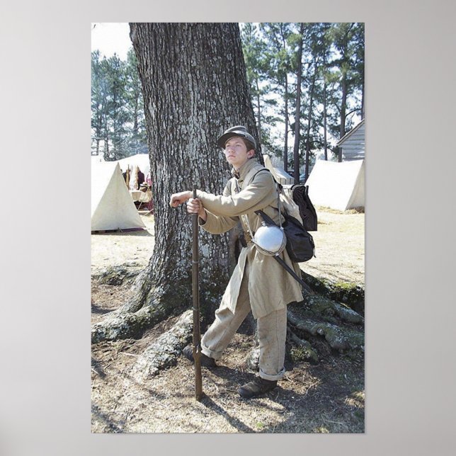 Confederate Soilder Poster (Vorne)