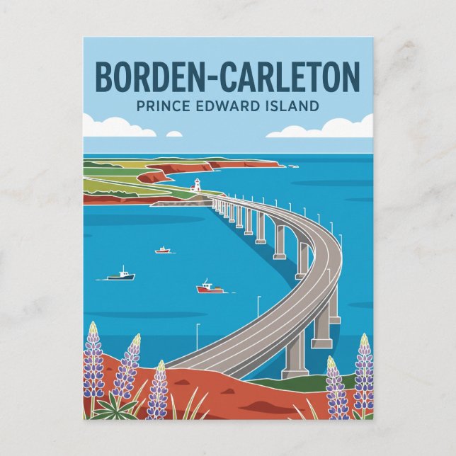 Confederation Bridge Kanada Postkarte (Vorderseite)