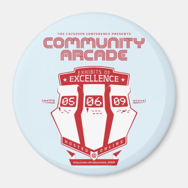 Conférence CATS2009 / Magnet rond (Devant)