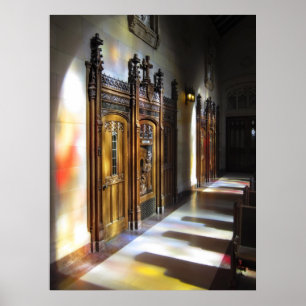 Confession Booth - St. Dominics - San Francisco Poster