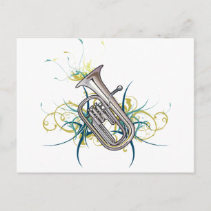 Confetti Baritone Postkarte
