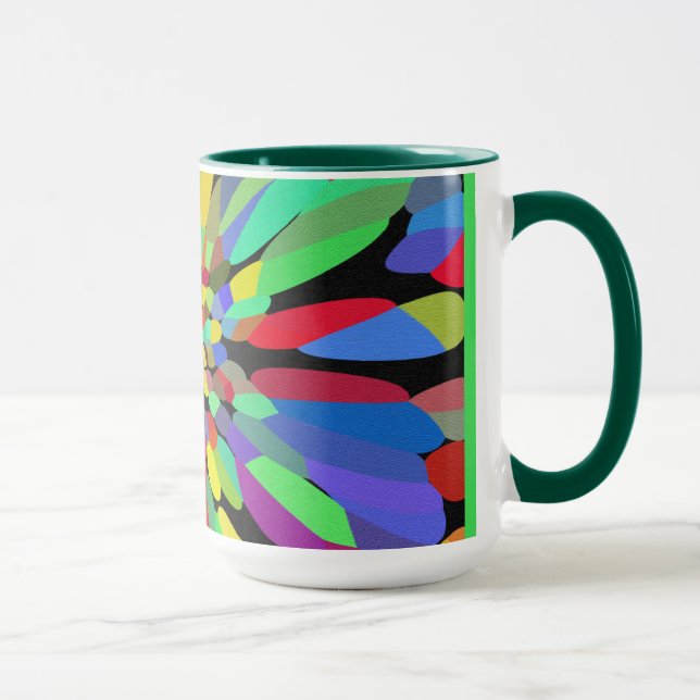 Confetti-Blume Tasse (Rechts)