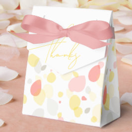 Confetti-Blütenblätter dank Gastgeschenk Hochzeit Geschenkschachtel